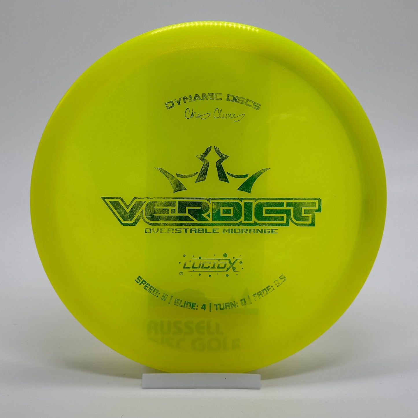 Used | Dynamic Discs Verdict | Lucid-X Glimmer | Chris Clemons 2023 Team Series