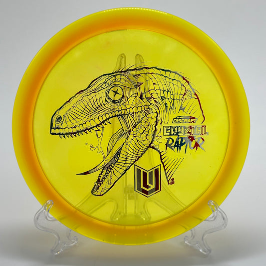 Discraft Raptor | CryZtal Raptor Head Paul Ulibarri USA Stamp