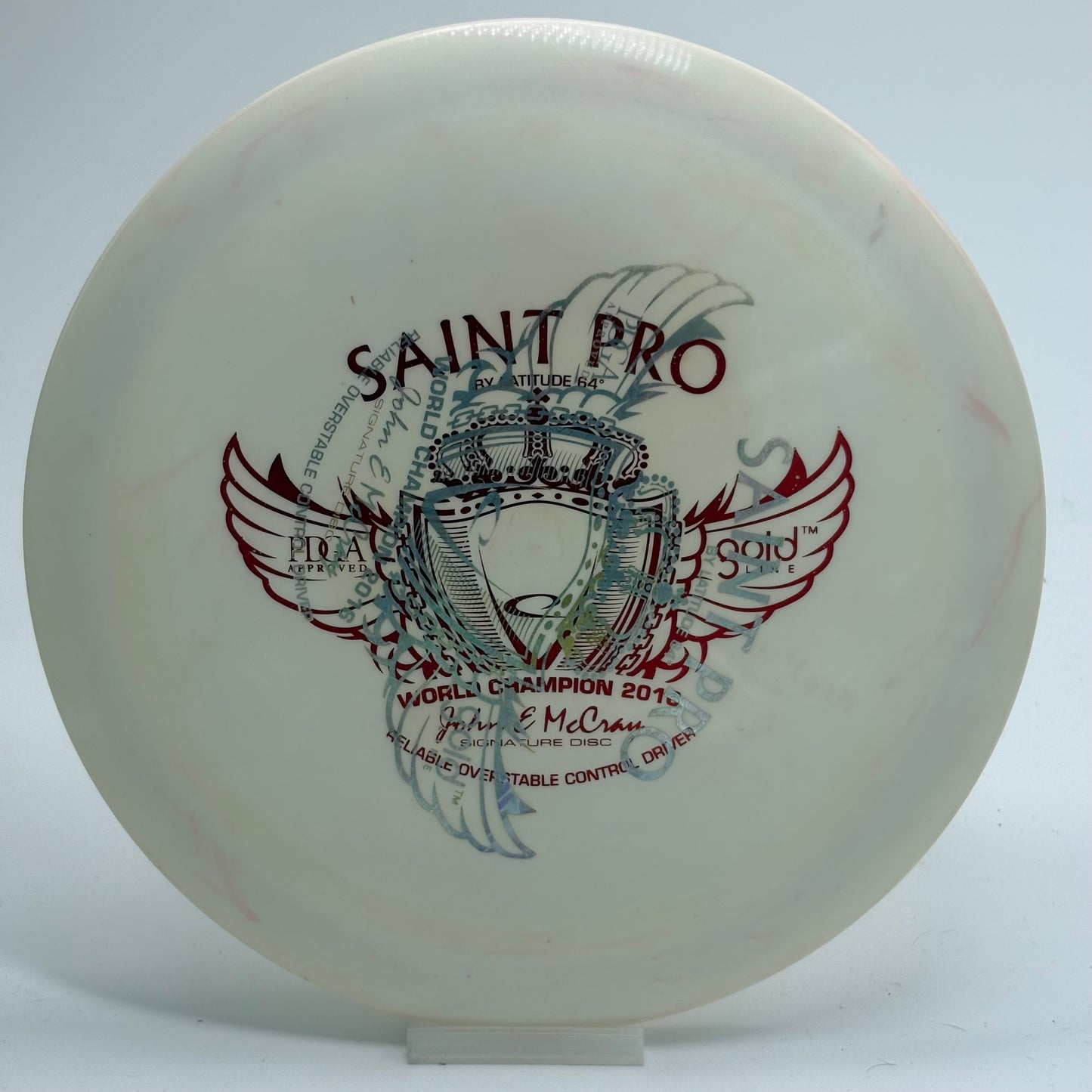 Latitude 64 Saint Pro | Gold Line | 2016 John E McCray WC Large Crest | PFN