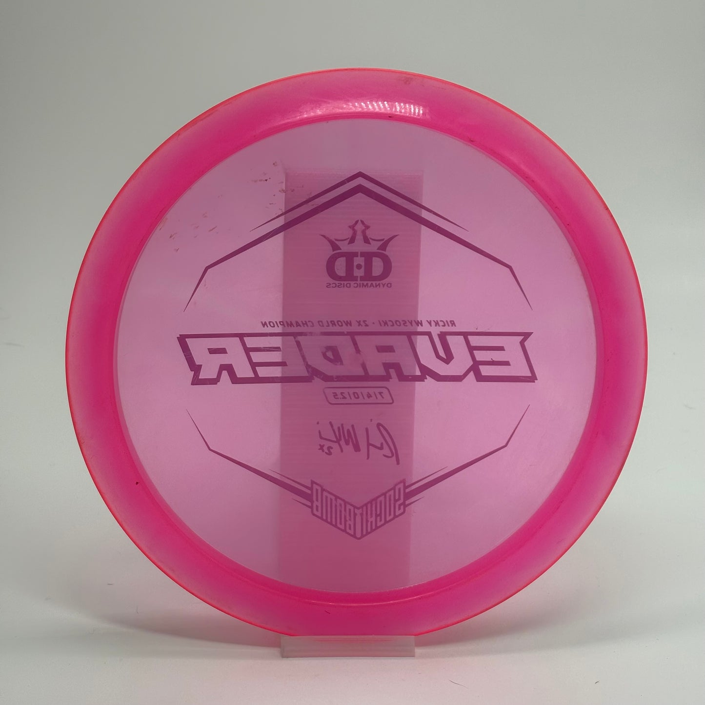 Used | Dynamic Discs Evader | Lucid | Ricky Wysocki 2x World Champion Sockibomb