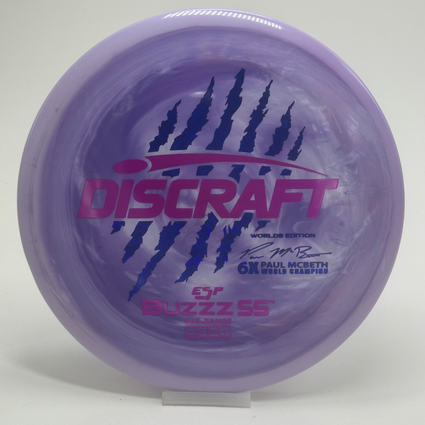 Discraft Buzzz SS | ESP | 2026 Worlds Edition 6 Claw Paul McBeth 6x World Champion