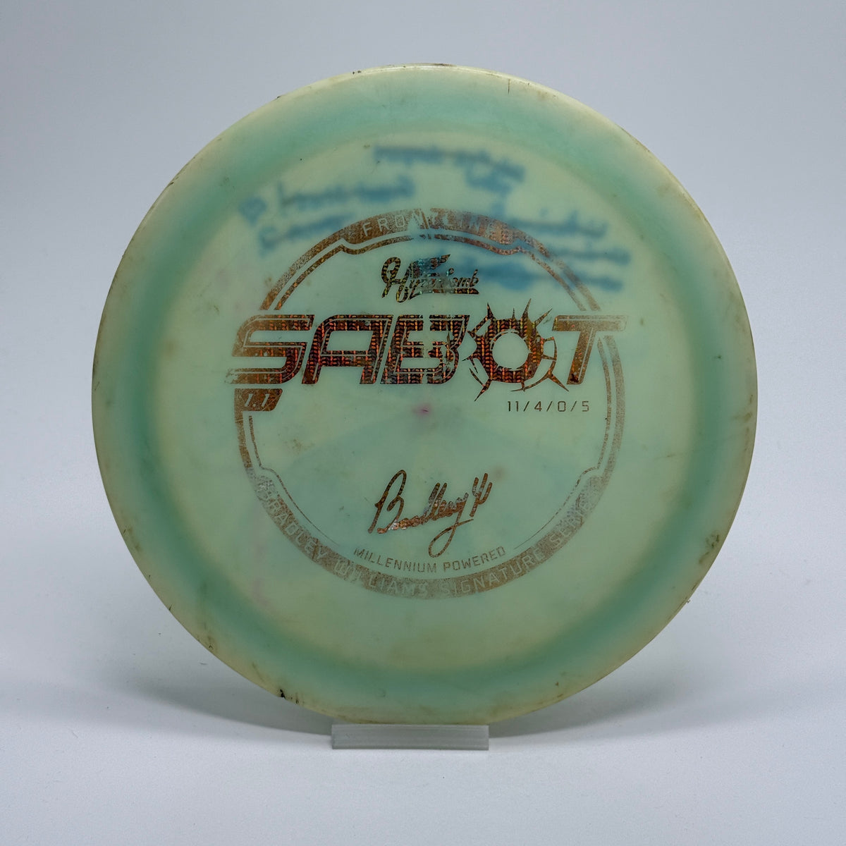 Used | Hyzerbomb Sabot | Frontline Swirly | 2018 Bradley Williams Signature By Millennium