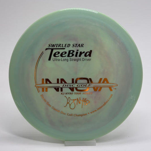 Used | Innova Teebird | Swirled Star | KJ Nybo 11x Eleven Time Danish Champion | Penned