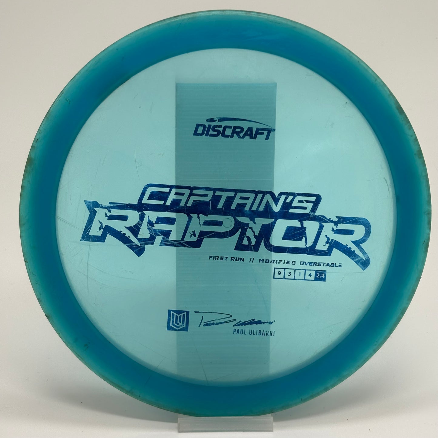 Discraft Captain's Raptor | Z | First Run Paul Ulibarri Line
