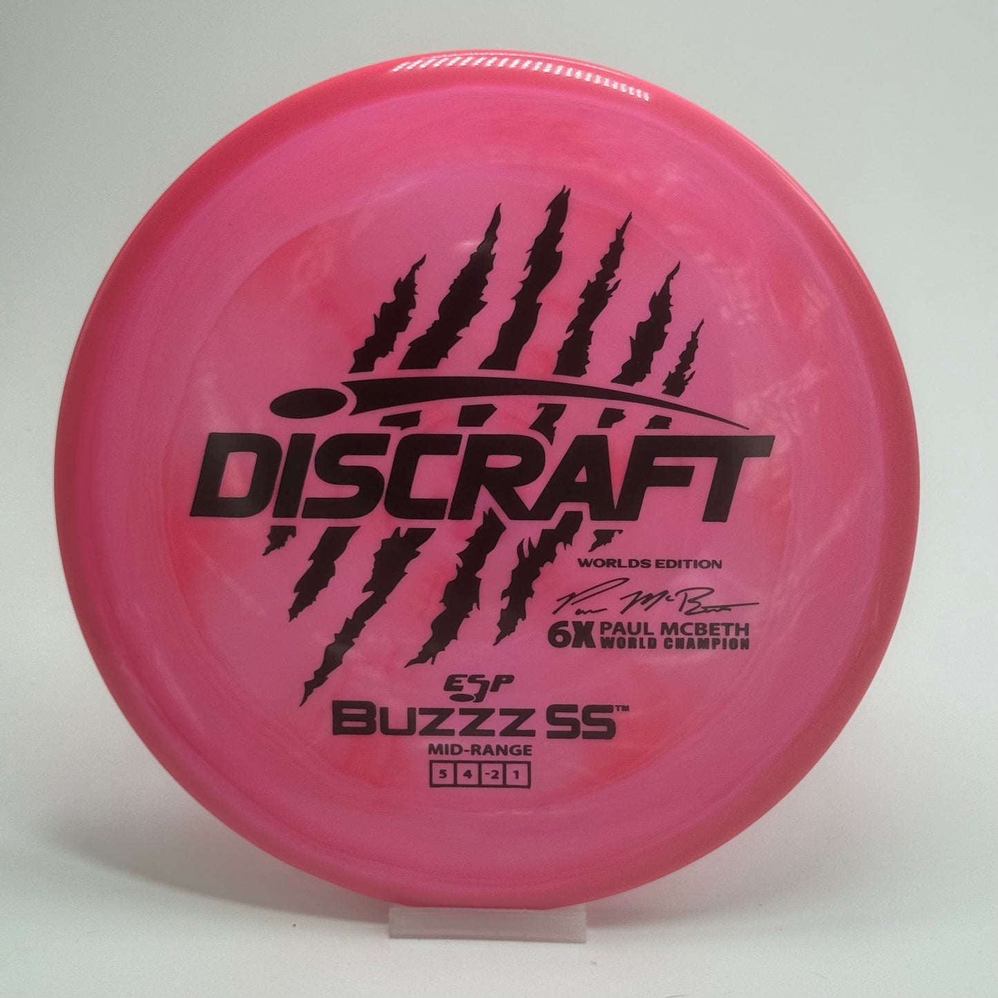 Discraft Buzzz SS | ESP | 2026 Worlds Edition 6 Claw Paul McBeth 6x World Champion