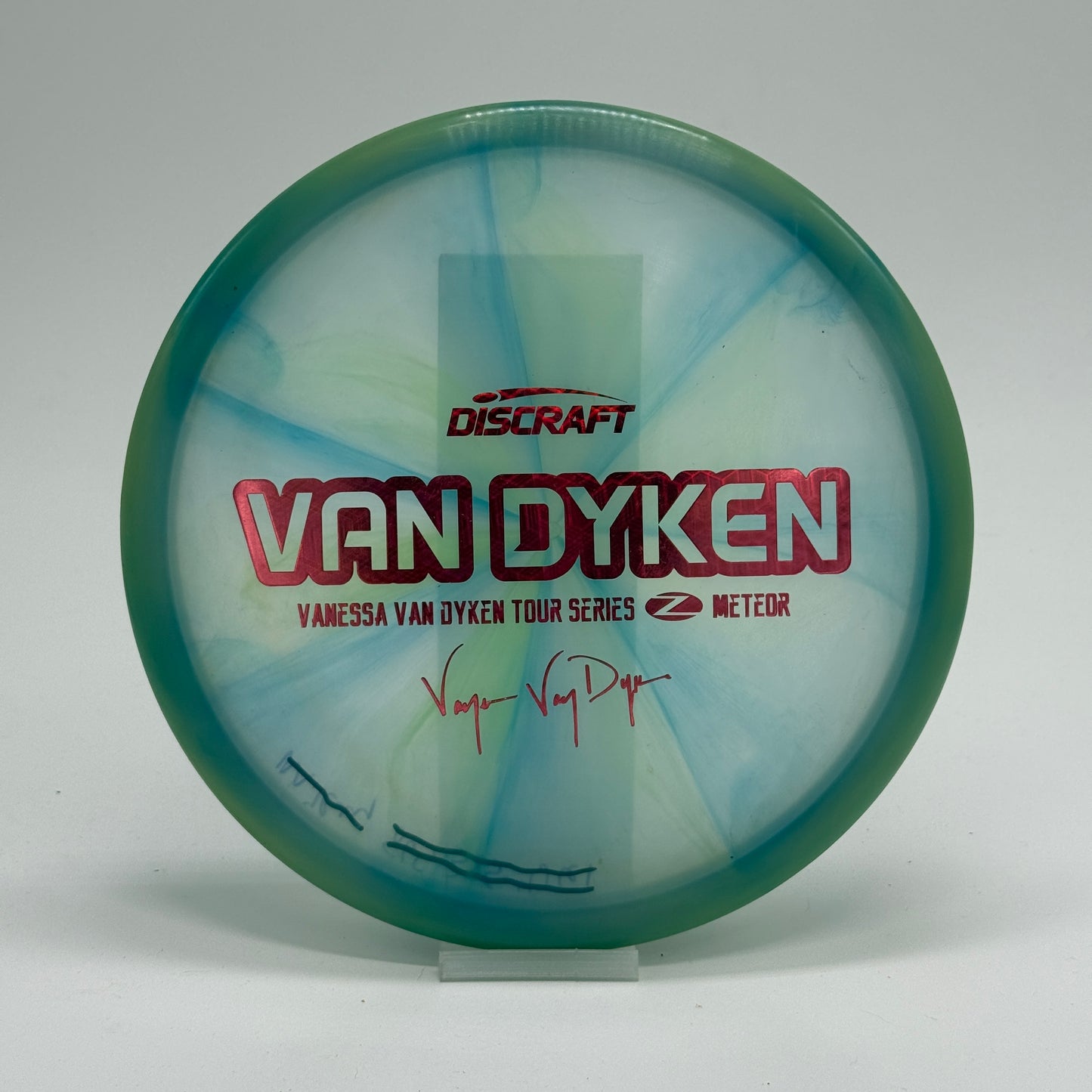 Used | Discraft Meteor | Z Swirl | 2020 Vanessa Van Dyken