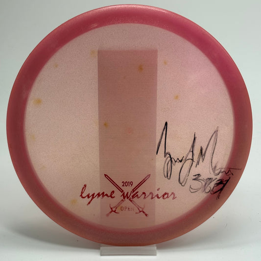 Used | Dynamic Discs Justice | Metal Flake Lucid | 2019 Lyme Warrior Open Zach Melton Signed