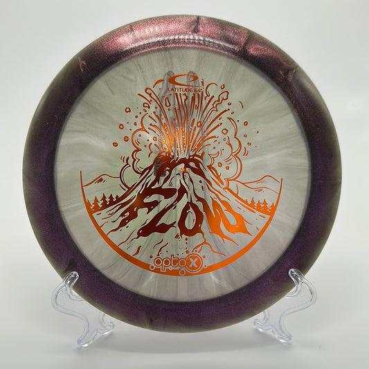 Latitude 64 Flow - Opto X Glimmer Volcano Lava Flow Sticker Weight HTF