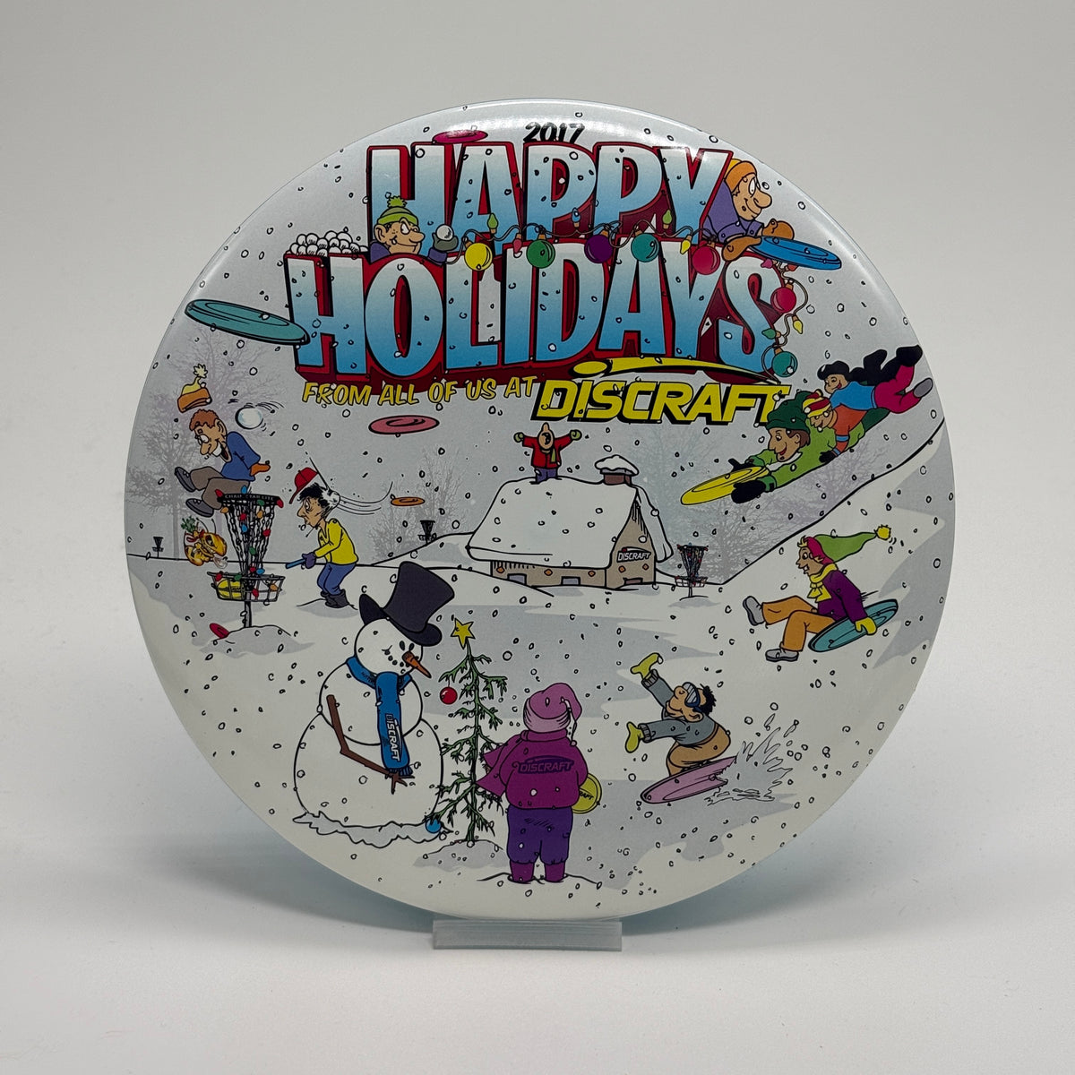 Used | Discraft Buzzz | SuperColor ESP | 2017 Happy Holidays