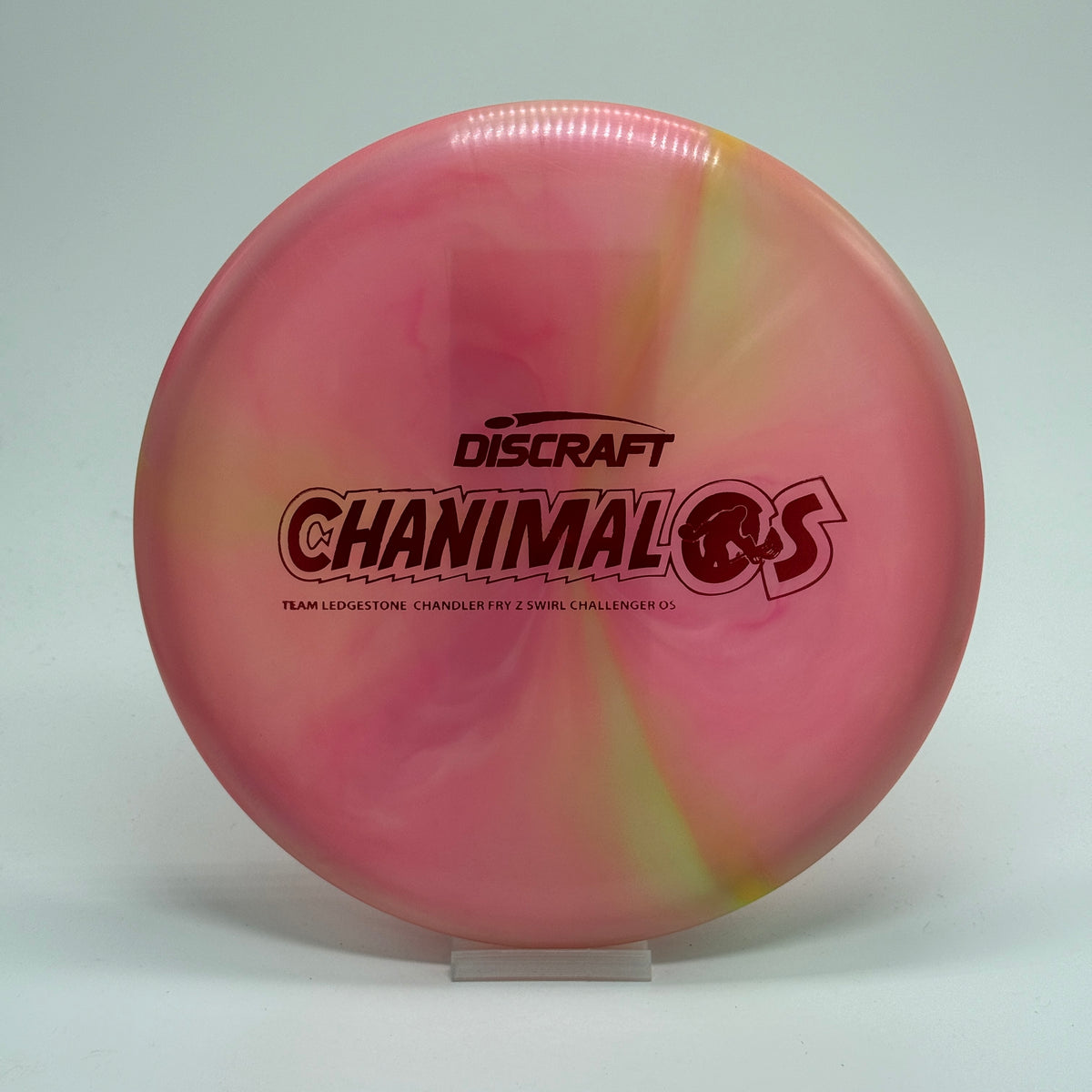 Used | Discraft Challenger OS | Z Swirl | Chanimal Chandler Fry Team Ledgestone