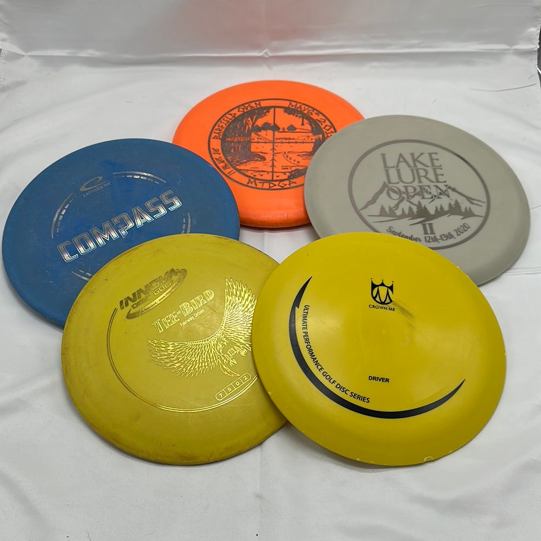 Disc Golf Starter Set Base Plastic - 5 Discs $20