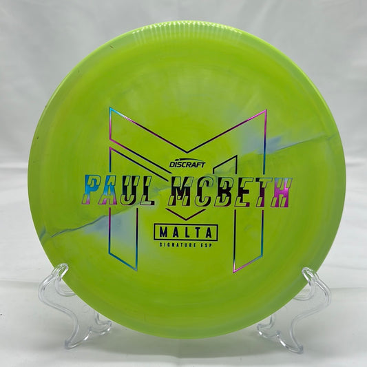 Discraft Malta - Signature ESP Swirl Paul McBeth Line